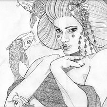 Geisha. Un proyecto de Ilustración tradicional de Ana Belén Vázquez Ostos - 01.03.2016