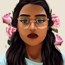 Retratos digitales. Un proyecto de Bellas Artes, Ilustración tradicional y Pintura de Amanda Corona - 18.02.2017