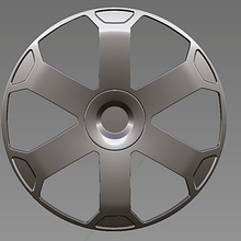 6 spoke rims. Un proyecto de 3D, Diseño y Diseño de automoción de Guillem Serna - 18.02.2017