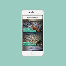Madrid Contaminación - UI/UX . Product Design, Graphic Design, Interactive Design, and UX / UI project by Ana Rosa González Blanco - 02.19.2016