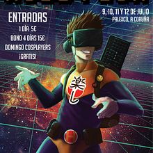 Cartel Hobbycon. Un progetto di Design di Ángel Gómez Faya - 19.02.2017