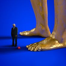 No wall will ever be big enough. #notrump. 3D, Art Direction, and Graphic Design project by Gonçalo Soares - 02.20.2017