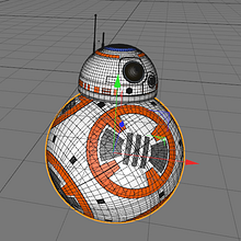 BB8 Cinema 4D. 3D project by Félix Avia García - 09.07.2016