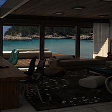 Vivienda en la playa. Un proyecto de 3D, Arquitectura interior e Infografía de Sara de Corio - 19.02.2017