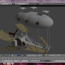 Barco volador. Un proyecto de 3D de Arkalion Shobic - 21.02.2017
