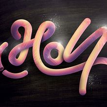 Holi-Lettering/ilustración. Un proyecto de Arte urbano, Diseño, Diseño gráfico, Ilustración tradicional y Tipografía de Emilio Rodriguez Gonzalez - 22.02.2017