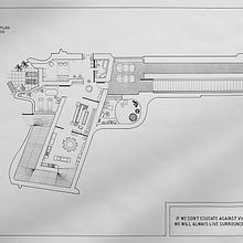 Non-Violence Project. 3D, Architecture, Art Direction, Design, Graphic Design, Traditional illustration, and Advertising project by Ricardo Montes de Oca - 02.22.2017