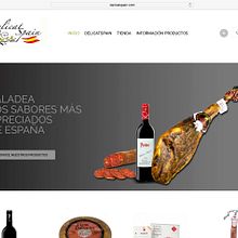 Página web Delicatspain.com. Web Design project by Wellaggio - 02.23.2016