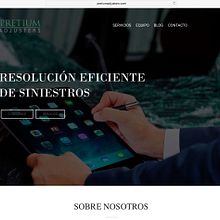 Pretium adjusters. Web Design project by Wellaggio - 01.22.2017