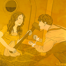 Titanic - CINECULPABLE shortfilm festival. Un proyecto de Animación, Diseño gráfico e Ilustración tradicional de Sara HP - 24.11.2016