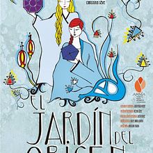 El Jardín del Origen - afiche teatro. Graphic Design, and Traditional illustration project by Maite Awad Lobato - 02.24.2017
