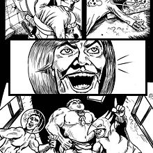 Union Fantasticos Argentinos (U.F.A.). Comic project by Omar Campos Oniri - 02.22.2017