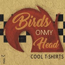 MARCA CAMISETAS "BIRDS ON MY HEAD" . % SUSANA SANSE tarafından hazırlanan Grafik Tasarım projesi - 02.25.2017