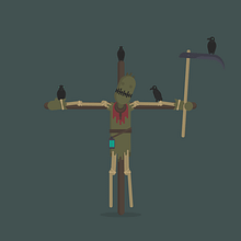Gifs of Legends - Fiddlesticks. Animação, e Design de personagens projeto de Manuel Díaz Delgado - 27.02.2017