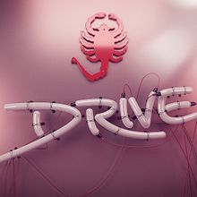 Drive - Letrero de neon . Un progetto di 3D, Cinema, Arte concettuale, Creatività, Design e Illuminazione fotografica di Dario Silva Quecan - 27.02.2017