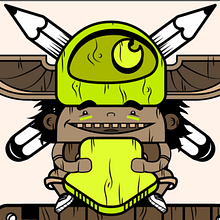 Totem, Tuguu.. Traditional illustration project by Fran Marrero - 09.26.2015