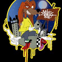 crazy dog. Projekt z dziedziny Projektowanie graficzne, Trad, c i jna ilustracja użytkownika craze samz88 - 28.02.2017