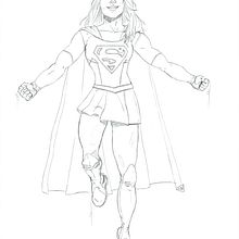 Supergirl. Comic project by Alejandro Fuentes Alonso - 10.10.2016