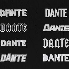DANTE rockband. Web Development, Art Direction, Graphic Design, Web Design, Br, ing & Identit project by Montenegro Creative Studio - 03.01.2017
