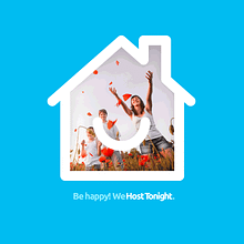 HostTonight. Web Development, Art Direction, Design, Web Design, UX / UI, Br, ing & Identit project by Montenegro Creative Studio - 03.02.2017