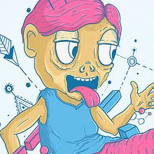 Surfing. Traditional illustration project by jaume osman granda - 03.06.2017