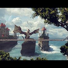 Dragon Castle. 3D, Film, Video, TV, Multimedia, Photograph, Post-production, and VFX project by Orland Pachacama - 01.01.2017