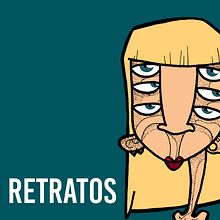 Retratos Rayando con el Bolígrafo.. Traditional illustration, Design, and Character Design project by Julsen Moos - 03.14.2015