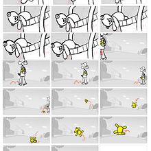 Animáticas para serie de TV "Misha, la gata violeta". Teidees Audiovisuals, Barcelona.. Projekt z dziedziny  Animacja użytkownika Manuel Clavero - 08.03.2017