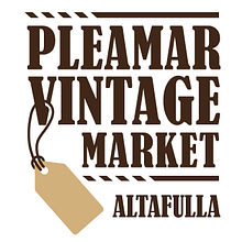 Cartells Pleamar Vintage Market. Graphic Design project by Gemma Terrafeta Ortiz de Urbina - 03.21.2015
