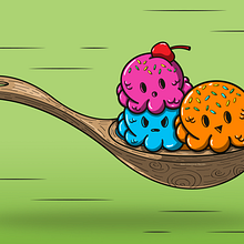 Where The Spoon Takes Us.. Fine Arts, Art Direction, Graphic Design, and Traditional illustration project by Dewin Castillo - 03.09.2017