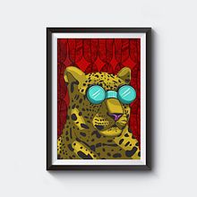 Pop Leopard. Fine Arts, Art Direction, Graphic Design, and Traditional illustration project by Dewin Castillo - 03.09.2017