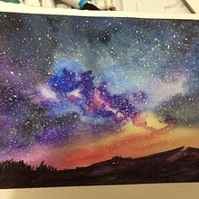 Viaje bajo las estrellas Ein Projekt aus dem Bereich Grafikdesign von Lara Noz - 09.03.2017