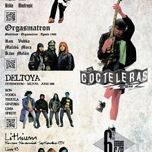 Om Rock Bar - Carta Cocteleras. Graphic Design project by Trinidad Reyes Torregrosa Morales - 10.14.2013