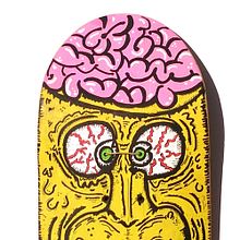 Skateboard • Broken Face #SkateArt. Art Direction, Design, and Traditional illustration project by Matdisseny @matdisseny - 12.09.2013