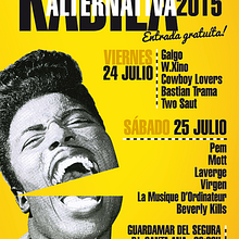 Kábila Alternativa 2015 - Cartel anunciador concierto. Graphic Design project by Trinidad Reyes Torregrosa Morales - 06.06.2015