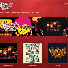 McFly Camisetas - web. Graphic Design, and Web Design project by Trinidad Reyes Torregrosa Morales - 03.02.2014