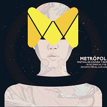 METRÓPOLI 2017. CARTEL . Un progetto di Design e Illustrazione tradizionale di Carmen Vázquez - 11.03.2017