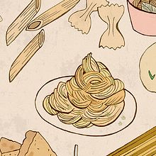 ILUSTRACIONES COMIDA Y HELADOS. Un progetto di Illustrazione tradizionale di Carmen Vázquez - 31.05.2014