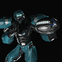 Cleatus robot VR. Un progetto di 3D, Progettazione di giochi, Character design e Informatica di Sergio Garcia Poderoso - 07.03.2017