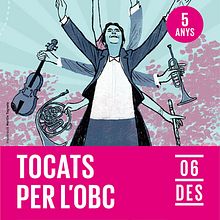 Tocats per l'OBC - Tocados por la OBC. L'Auditori de Catalunya. Een project van Traditionele illustratie van Martín Tognola - 13.03.2017