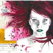 Feathers falling from your wing Ein Projekt aus dem Bereich Bildende Künste und Traditionelle Illustration von Mentiradeloro Esther Cuesta - 15.03.2017