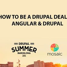 Drupal Summer 2016: Angular & Drupal, amigos con derecho a API. Film, Video, TV, Programming, Web Development, and Video project by Adrià Salido Zarco - 03.16.2017