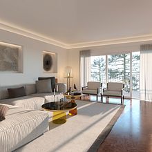 Opciones diseño interior salón en Madrid Ein Projekt aus dem Bereich 3D und Innendesign von DIKA estudio - 15.03.2017