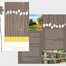 El Remolino - Centro de Educación Ambiental. Un projet de Design graphique de Pablo Domínguez - 01.03.2010