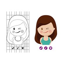Character: Feisty . Character Design, and Graphic Design project by Wendy Suarez - 07.01.2016