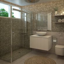 Baño Pequeño. Architecture & Interior Design project by Gabriela Afonso Romero - 03.16.2017
