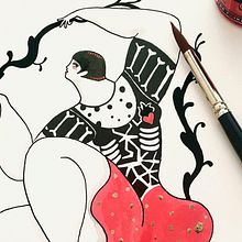 Inside Love. Un projet de Beaux Arts, Illustration traditionnelle , et Sérigraphie de Sonia Alins Miguel - 27.02.2017