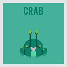 League of Legends Monsters: Crab. Ilustração tradicional projeto de Manuel Díaz Delgado - 17.03.2017