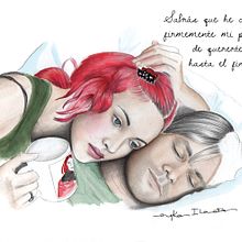 Retratos de Cine - Eternal Sunshine of The Spotless Mind. Un progetto di Illustrazione tradizionale di Eryka Ilarreta - 16.03.2017