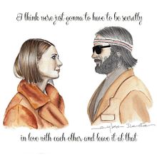 Retratos de Cine - The Royal Tenembaums . % Eryka Ilarreta tarafından hazırlanan Geleneksel illüstras, Ve on projesi - 05.24.2017